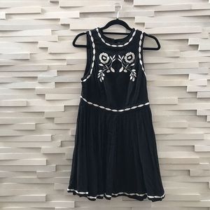 Free People Birds of a Feather Embroidered Dress